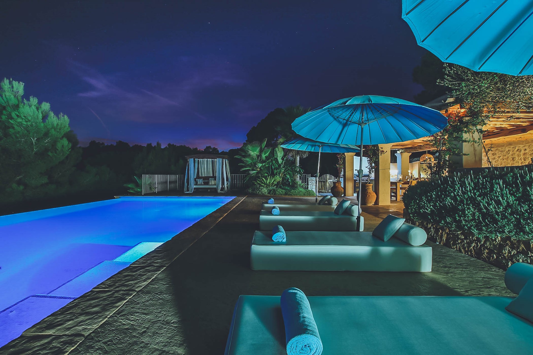 Can-Frare-Ibiza-pool-by-night