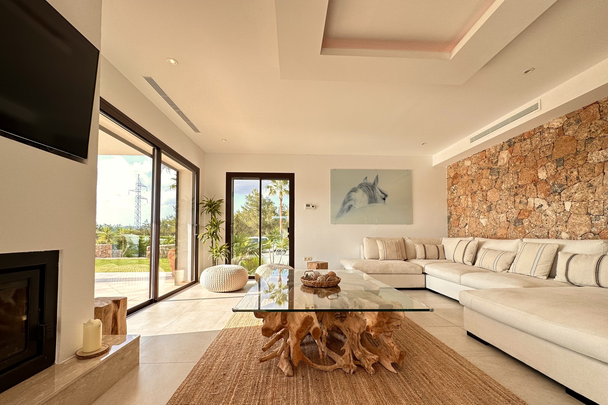 salon_cuadro_caballo_ibiza_VILLA-CAS-HESPERO